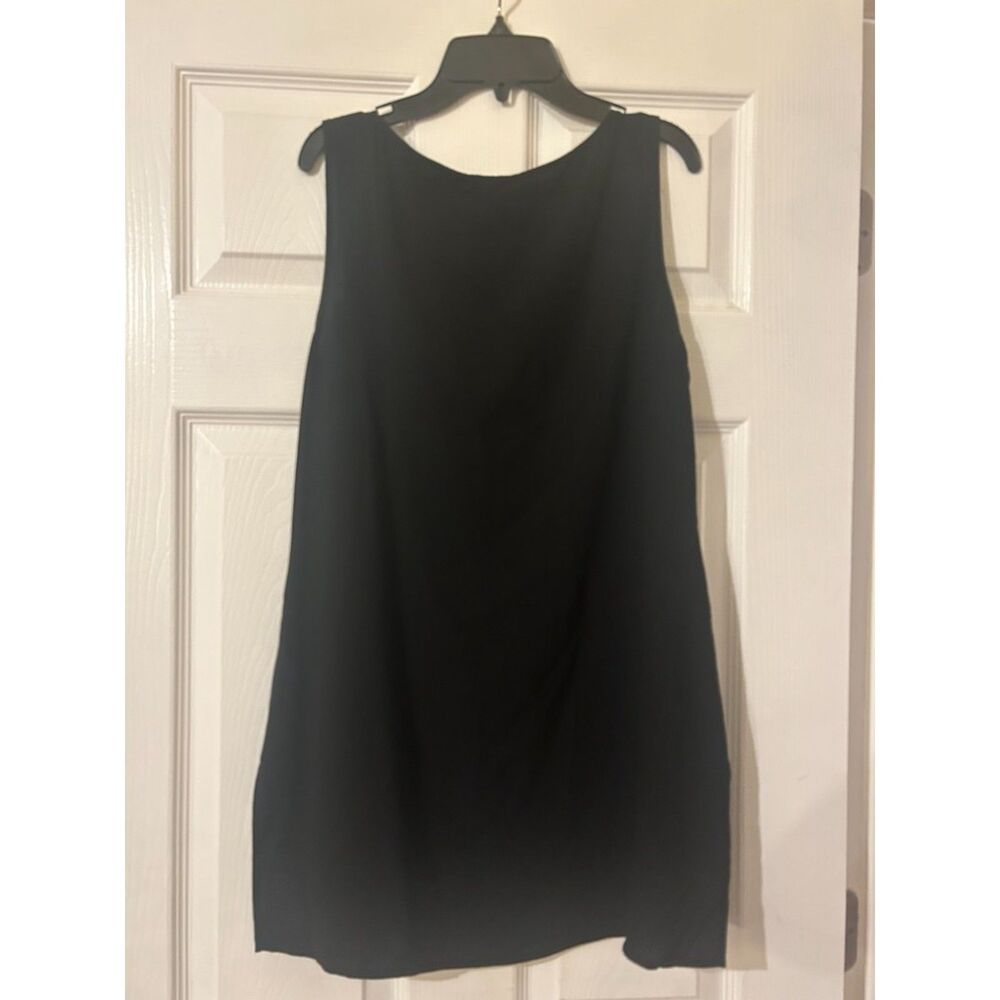 Eileen Fisher Silk Black Tank Top Womens XS - Picture 2 of 6